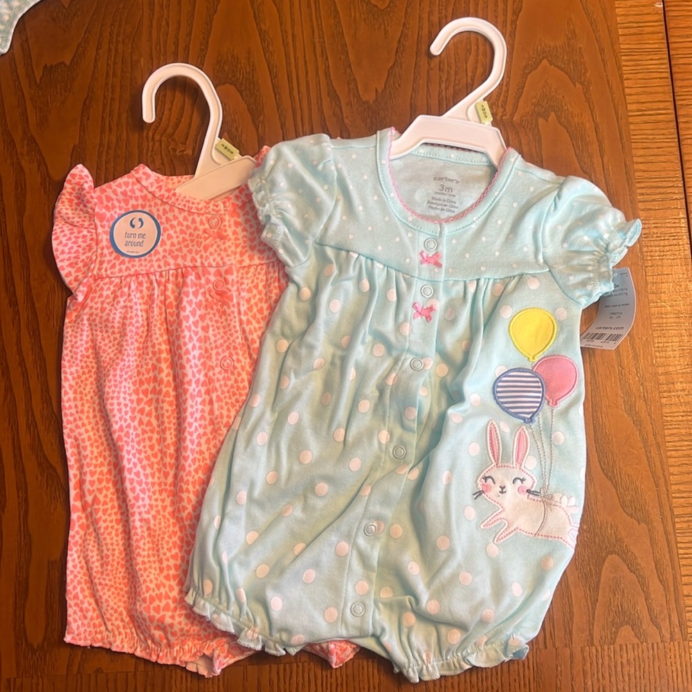 Carter’s One piece 3 M cutie spring outfits